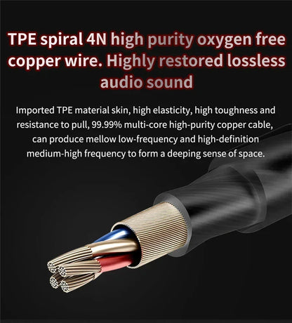 Original QKZ AK6 In Ear Earphone 6 Dynamic Driver Unit Headphone With Mic Stereo Sports HIFI Subwoofer Headset Monitor Earbuds