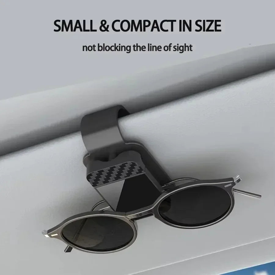 Car Sun Visor Sunglasses Clip Multifunctional Glasses Ticket Card Holder Stable Storage Practical Car Interior Accessories