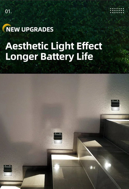 6/30 LED Solar Light PIR Motion Sensor Wall Light Outdoor Solar Lamp Waterproof Solar Powered Sunlight Street Lamp Garden Decor