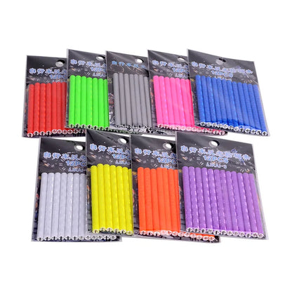 12PCS/Bag Bicycle Wheel Spokes Reflective Sticker Tube Strip Warning Light DIY 7.5cm MTB Cycling Reflector Reflective Safety Kit