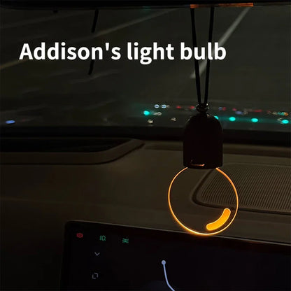 Car mounted small light bulb, interior decoration, car decoration, ambient light, pendant style creative car hanging night light