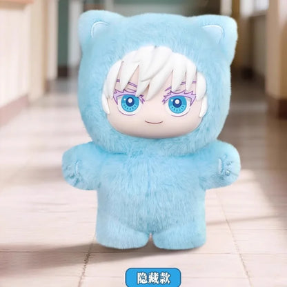 BANDAI Jujutsu Kaisen Battle V2 Cat Paradise Party Series Blind Box Cute Plush Doll Pendant Anime Periphery Surprise Gift