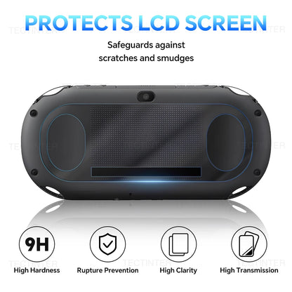 1/2pcs Tempered Glass for Sony PS Vita PSV 1000/PSV 2000 Clear Full HD Screen Protector Front+Back Cover Protective Film Guard