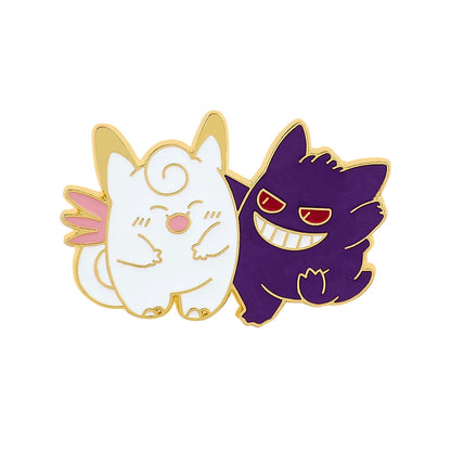 Pokemon Pikachu Game Console Enamel Pins Badges Brooches Japanese Anime Squirtle Funny Punk Denim Jacket Badge Lapel Pin Friend