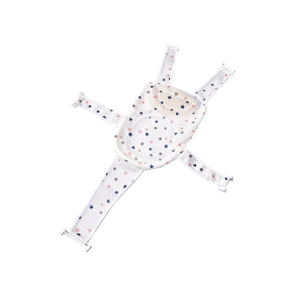 Cross-shaped Newborn Baby Bath Cushion Adjustable Anti-slip Baby Bath Net Mat Baby Bathtub Pillow Foldable Children Bathtub