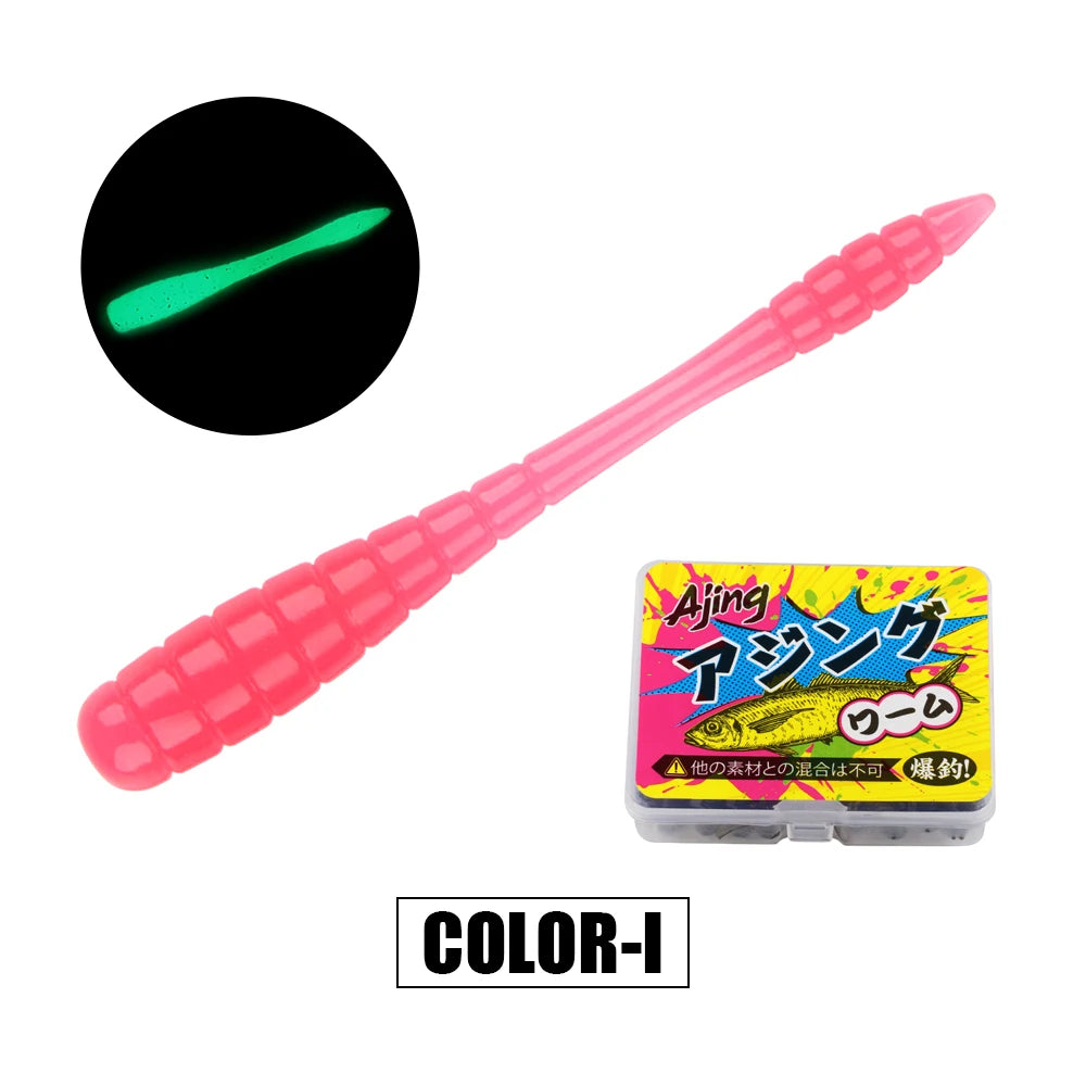 Spinpoler 4.8cm Ajing Soft Fishing Lure Mini Plastic Bait Tpr Rockfishing Stream River Sea Smaller Predators Drop Shot Tackle