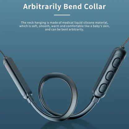 Wireless 9D Bluetooth-compatible 5.2 Headset NeckHanging TWS Stereo Noise Reduction Universal 5.0 Sports Headset with Microphone