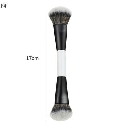 Dual-Ended F4 Contour Face Brush Multi-purpose High Coverage Eyeshadow Concealer Brushes Cosmetic Beauty Makeup Brushes