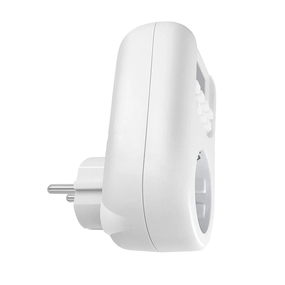 1pc EU Plug Timer Switch Digital Power Socket Energy Saving Adjustable Kitchen Timer Outlet Week Hour Programmable Timing Socket