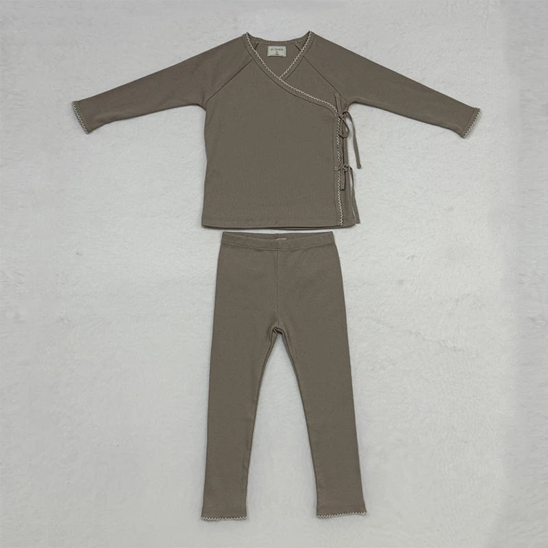 Ali layette SS26 Trimming Ribbed Cotton Family Matching Collection hat  blanket Rompers Sets