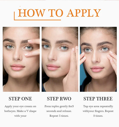 OCHEAL Eye Moisturizing Cream Fades Fine Lines Anti Dark Circles Eye Serum Remove Eye Bag Puffiness Anti-Aging Firmness Eye Care