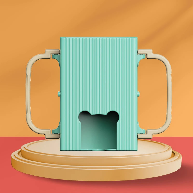 Adjustable Toddler Juice Box Holder - Baby Food and Juice Box Anti-Extrusion Bracket， Milk Carton Cup Holder with Portable