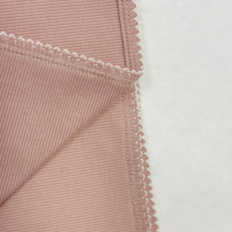 Ali layette SS26 Trimming Ribbed Cotton Family Matching Collection hat  blanket Rompers Sets