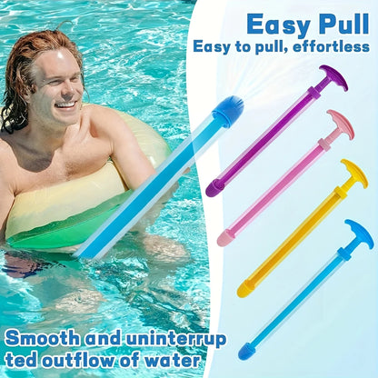 4pcs Colorful Fireworks Water Gun - for Parties, Water Parks, Games, and Romantic Celebrations, with A Sturdy Structure