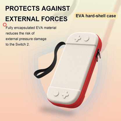 EAV Nylon Portable Hard Shell Storage Bag For Nintendo Switch 2 With Card Slot Anti Drop Waterproof Multifunctional Case