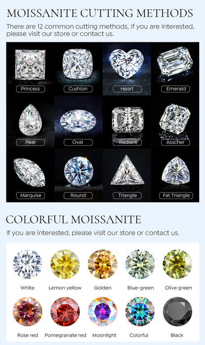 DW 0.1ct-2ct D Color Certified Moissanite Stud Earrings Lab Created Diamond 925 Sterling Silver Gold Plated Wedding Fine Jewelry