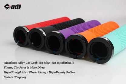 ODI Bicycle Grips MTB Lock-on Shockproof Bike Handlebar Cover Anti-Slip Mountain Bike Folding Balance BMX DH Cycling Accessories