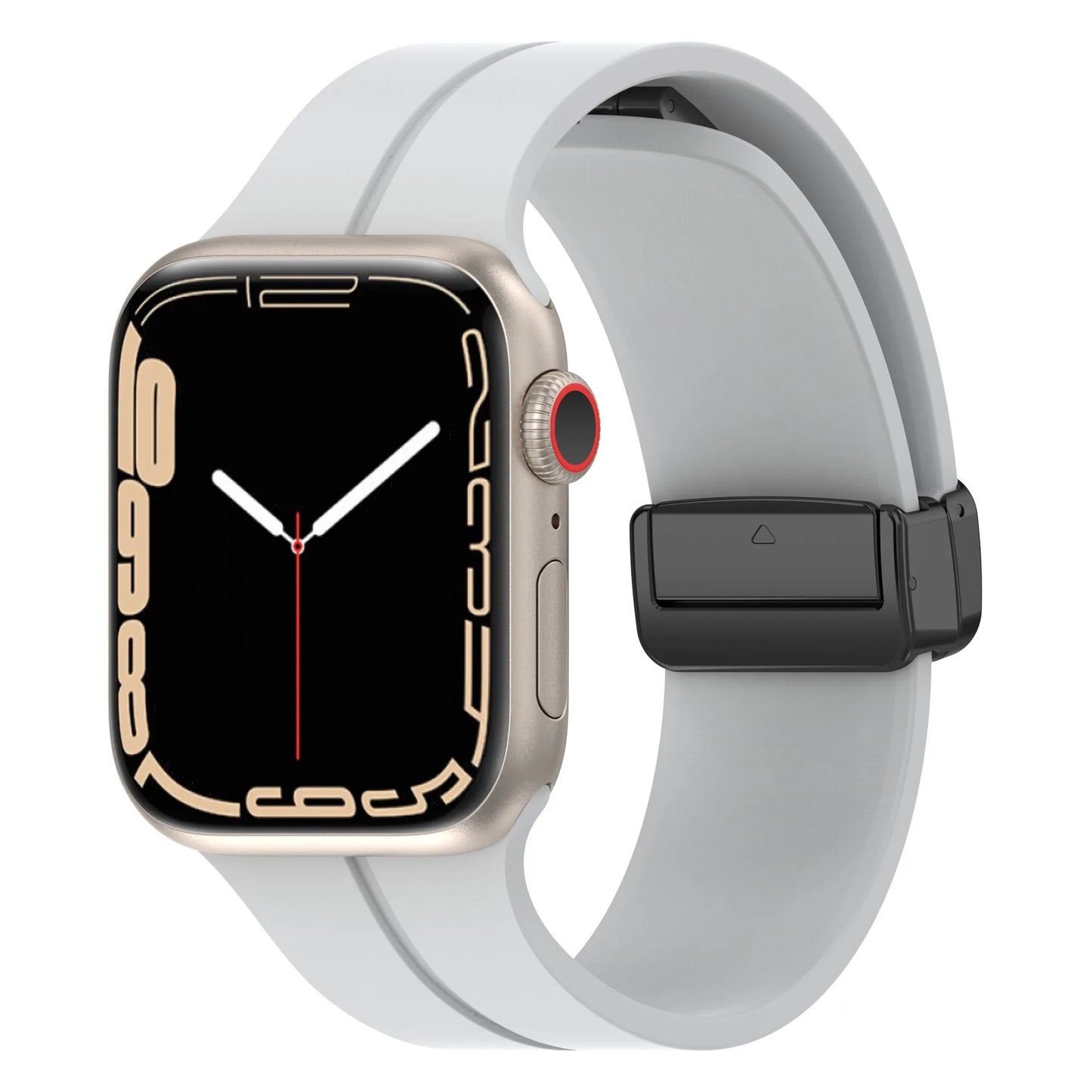 Magnetic Strap For Apple watch ultra band 49mm 45 mm Silicone Bracelet iWatch Series 7 8 se 6 5 3 44mm 45mm 40mm 41mm 42mm 38mm