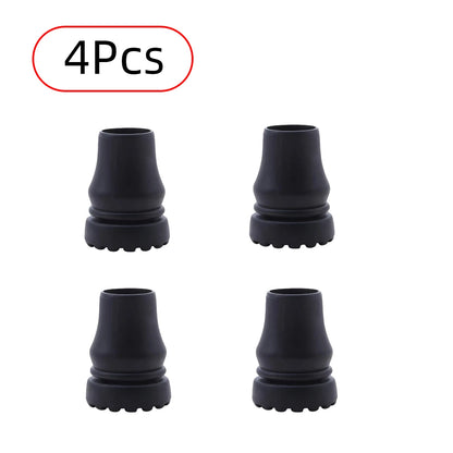 4Pcs 16-22mm Anti Slip Rubber Pads Cover Canes, Crutches, Bottom Pads, Protective Covers, Climbing And Hiking Poles, Tips