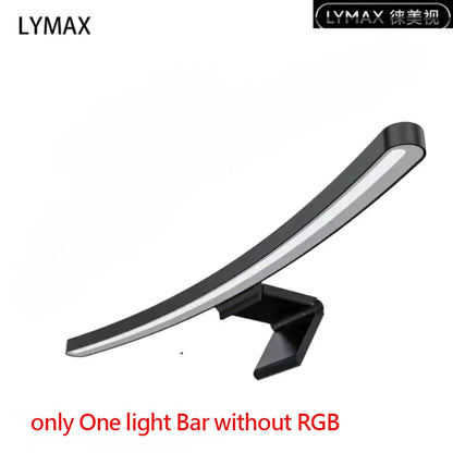 Youpin LYMAX Computer Monitor Table Lamp Curved Screen Desk Lamp Dimming Eye-Care Sound-sensitive Music Hang Gaming Light pro