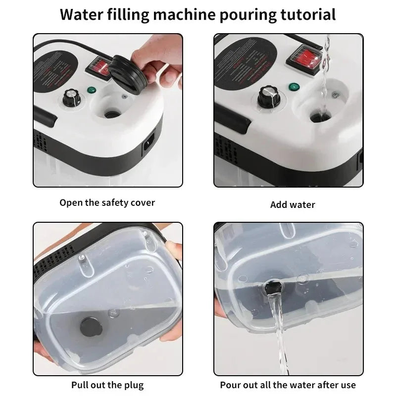 Steam Cleaner High Temperature Sterilization Air Conditioning Kitchen Hood Home /Car Steaming Cleaner 220V EU Plug