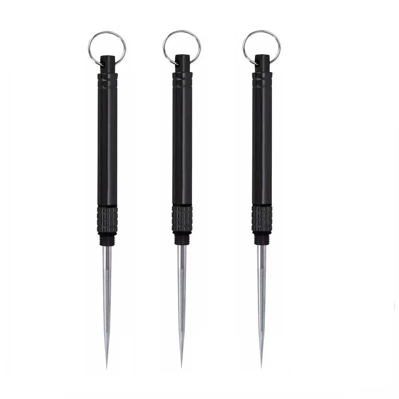 Outdoor Pocket Toothpick Titanium EDC Portable Mini Toothpick Fruit Fork Camping Tool Toothpick Tube Is More Durable Than Floss