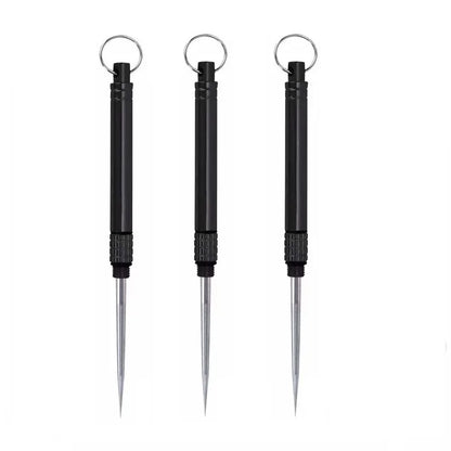 Outdoor Pocket Toothpick Titanium EDC Portable Mini Toothpick Fruit Fork Camping Tool Toothpick Tube Is More Durable Than Floss