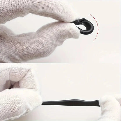 5pairs Silicone Anti-Slip Ear Hooks Women Men Antiskid Glasses Leg Ear Sleeve Anti-Fall Eyewear Holder Accessories Black