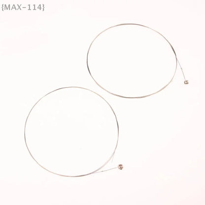 {MAX-114} 1 Pcs Smooth-Feel Non-Oxidation Acoustic Guitar Strings Set - Ideal For Ballad & Ethnic Plucked Instruments