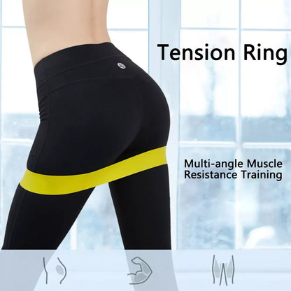 Various Color Yoga Sport Resistance Bands gym equipment TPE Home Fitness Elastic Bands Pilates strength training   workout