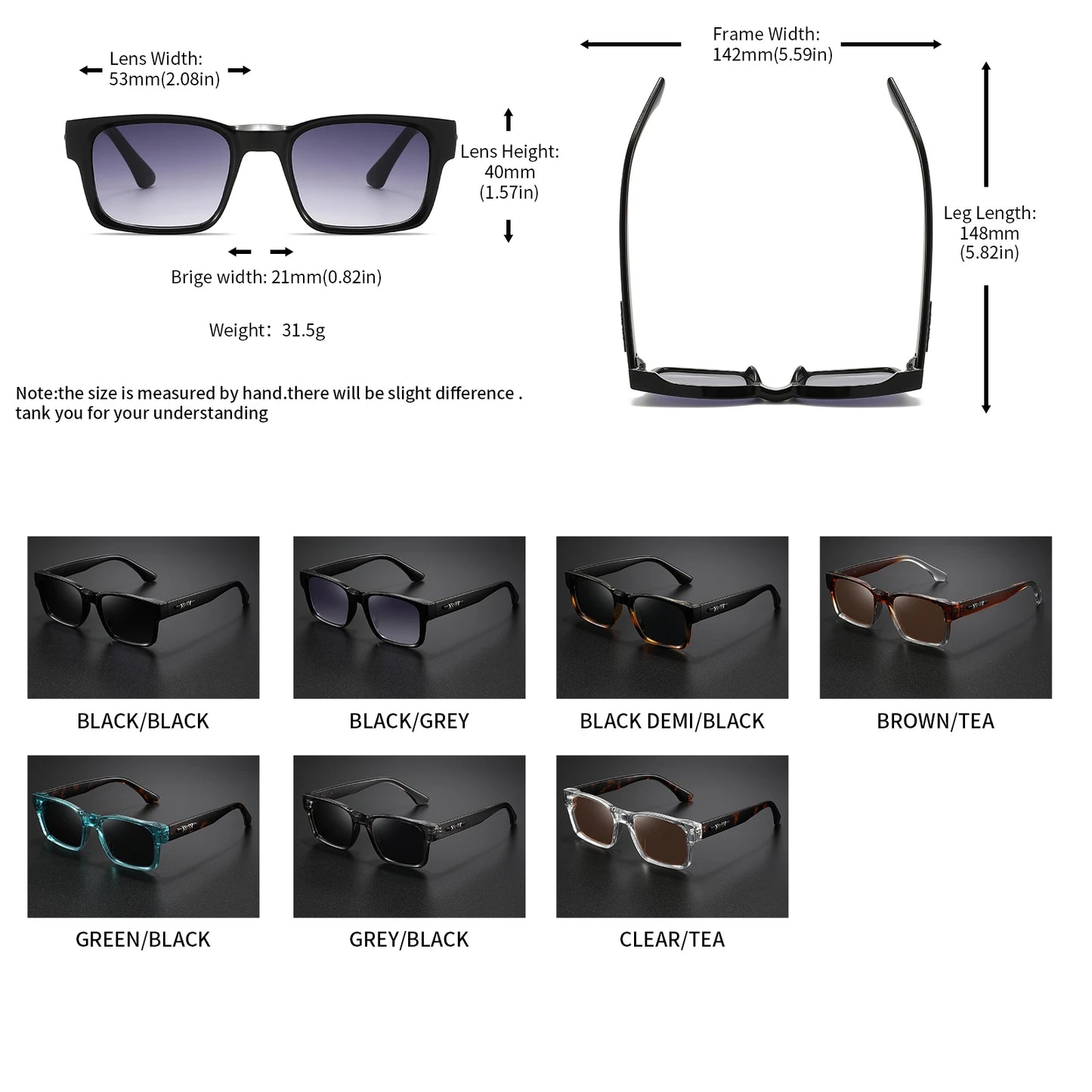 Retro Punk Fashion Sunglasses - Square Protective Frame, UV400 Unisex for Outdoor Adventures & Casual Style