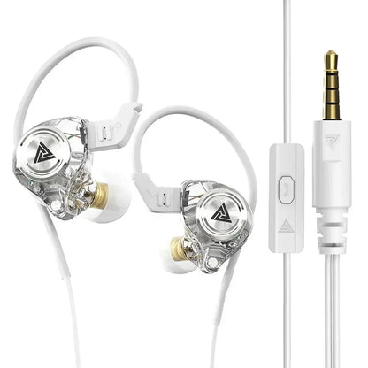 QKZ CK5 FiLe Wired Earphone with Microphone HiFi Music Earphone Professional Gaming And Sports Noise Cancelling Headphones