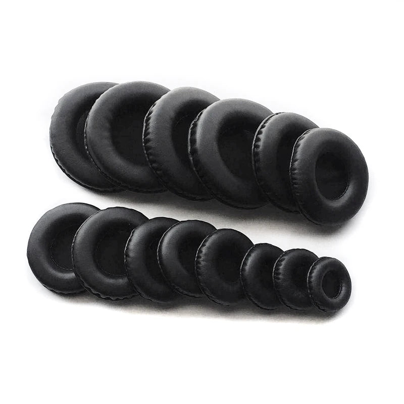 R Ear Pads For Headphones Covers Sponge Leather Foam Cushion 40mm 50mm 55mm 60mm 65mm 70mm 75mm 80mm 85mm 90 95 100 105mm 110mm