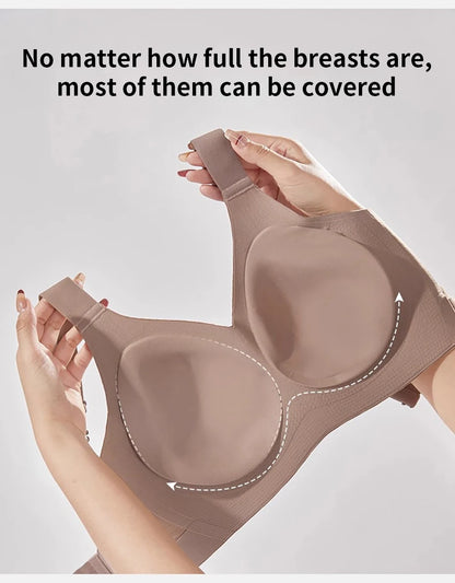 Women Maternity Bra Non Slip Shoulder Strap Bralette Simple and Casual No Underwire Padded Full Cup Size Adjustable Underwear