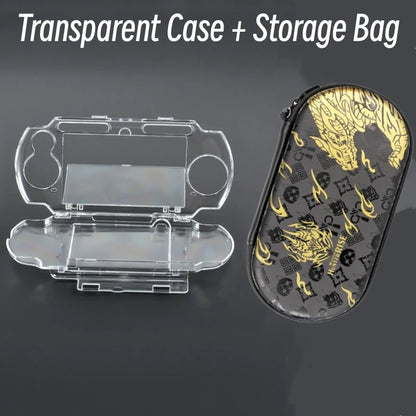 Transparent Hard Case For PSP3000 PSP2000 Game Console Full-Coverage Protective Case For PSP Crystal Protector Case