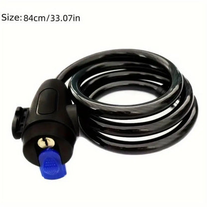 DOMEN Bicycle Heavy Duty Chain Lock 8mm Thick Anti-Theft Steel With 2Keys Safety Lock Motorcycle Bike Lock Bicycle  Accessories