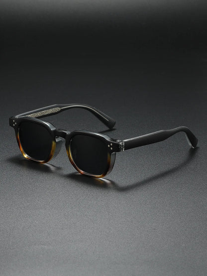 New Polarized Sunglasses Unisex Metal Core CP Square Sun Glasses Rivets Women Shades Driving Glasses