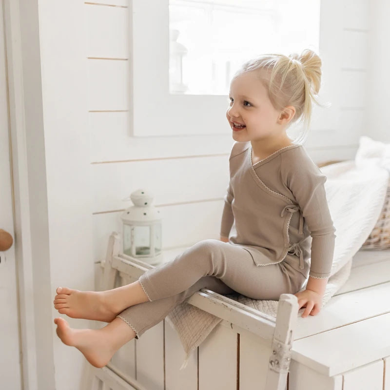 Ali layette SS26 Trimming Ribbed Cotton Family Matching Collection hat  blanket Rompers Sets