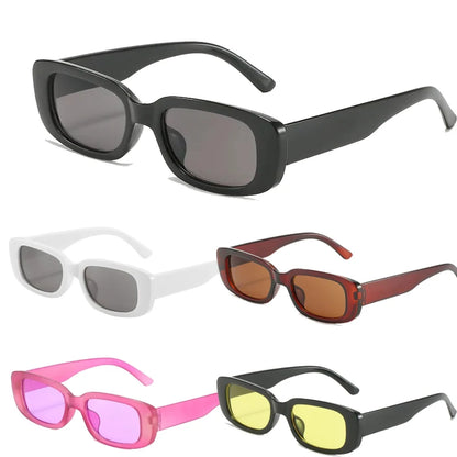 Square Sunglasses Women Rectangle Luxury Brand Designer Sun Glasses For Female Gradient Clear Small Lens Unisex Oculos De Sol