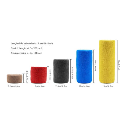 3/15/30/48Pcs Black Sport Self Adhesive Elastic Bandage Wrap Tape Elastoplast For Knee Support Pads Finger Ankle Palm
