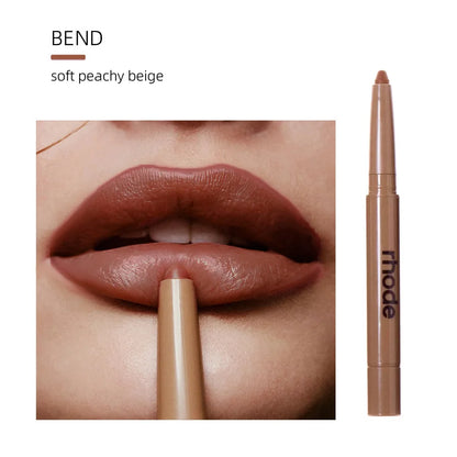 Rhode Skin Peptide Lip Shape Pen Lip Liner Long Lasting Lip Tint Pencil Pen Makeup Lipstick Powder Blusher Gloss Makeup Lipliner