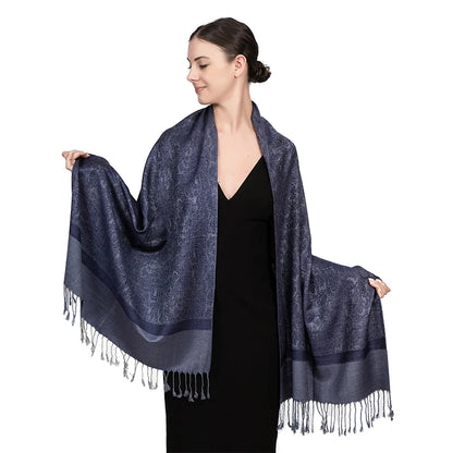 New fashionable all-match imitation cashmere Pashmina paisley tassel scarf long scarf shawl for all seasons
