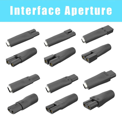 LISI 8 PCS Power Cord 5V Universal Replacement Charger USB Adapter for All Kinds Hair Clippers Beard Trimmers Shavers Desk Lamps