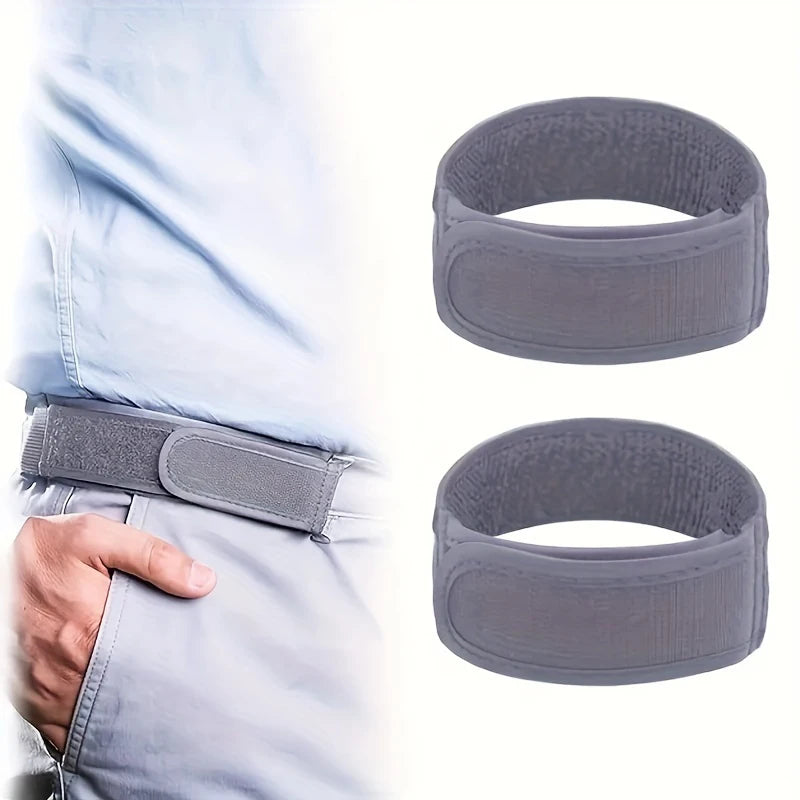 Fashion Ultra-soft No Buckle Elastic Belts Stylish Comfortable Belt Loop Buckle-Free Belt Unisex Jeans Pants Belt Women