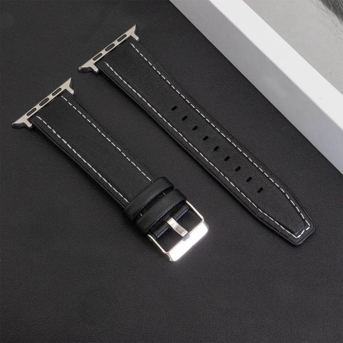 Leather Band Strap for Apple Watch Band Ultra 3 49mm 11 10 9 8 7 46 45 41mm High Quality for IWatch Series 6SE54 44 40mm Correa