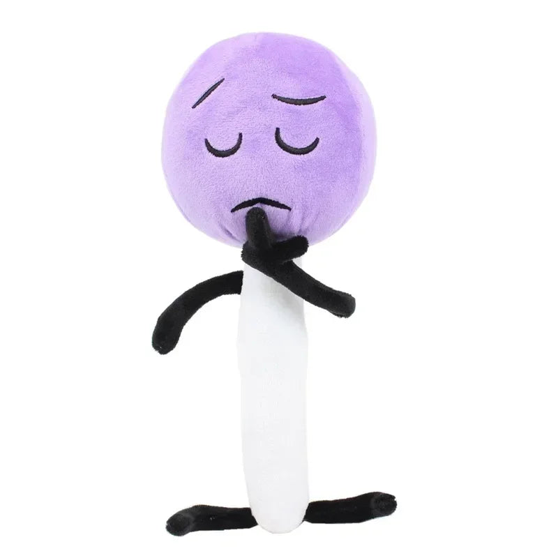 New Arrival BFDI Battle For Dream Island Plush Toy 70 Stuffed Doll Soft Animal X Number Blintz Block Marker Stapler French Fries
