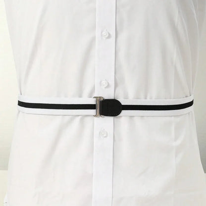 Men'S Nylon Shirt Stays with Anti-Slip Elastic Grip and Adjustable Buckle - Non-Textile Weaved Shirt Holder Straps