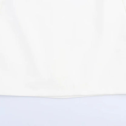 MUJER White Backless Short Dress Woman Halter Elegant Party Dresses for Women off Shoulder Mini Dress Women New in Dresses Woman