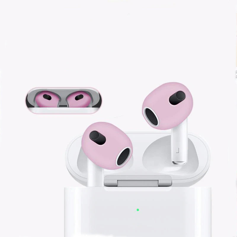 R Silicone Ear Pads For Apple Airpods 3rd Wireless Earphones Protective Case Caps Covers Airpods3 Earpads Eartips 2pcs/Pair