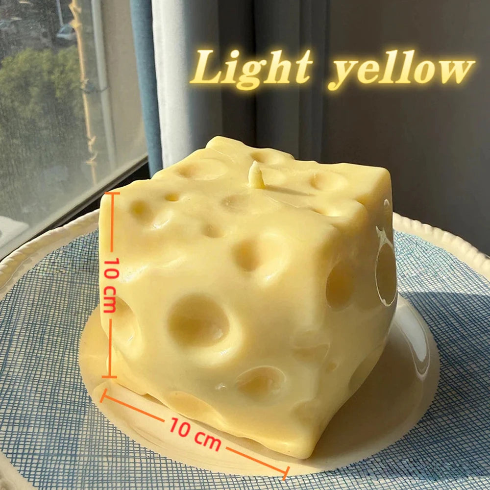 Simulate Cheese Squeeze Toy Slow Rebound Pinching Office Decompression Slow Rebound Cheese Pinching Ornament Relax Decompress
